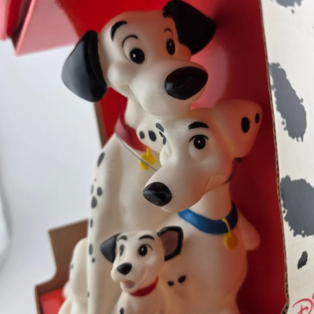 101 Dalmatians Dog Bank Pongo Perdita Puppy Happiness Express Disney NIB Vintage